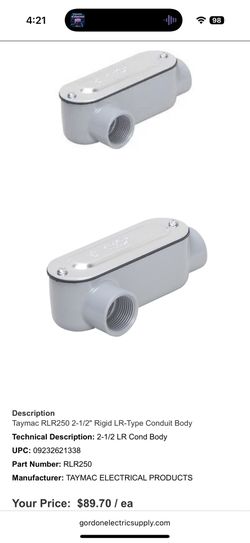LR Rigid Condulet Body