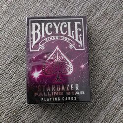 bicycle "stargazer falling star" playing cards