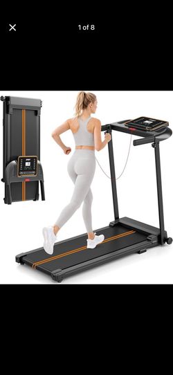 Brand New Foldable Walking Pad Treadmill with Handle Bar – Under Desk Portable Treadmill 0.6–6.2 MPH
