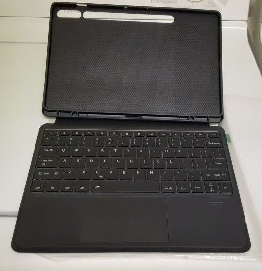 Tablet Cover With Lighted Keyboard For A Samsung Galaxy Tab