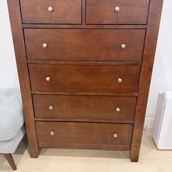 Walnut brown dresser wardrobe