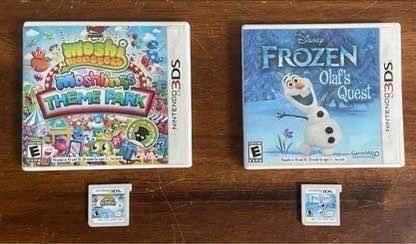 Nintendo 3DS Games Frozen Moshi $5 Each xox