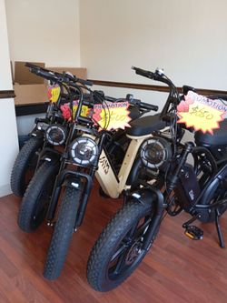 Open box moped style ebike electric ebike at sales