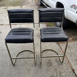 Two Old Bar Chairs
