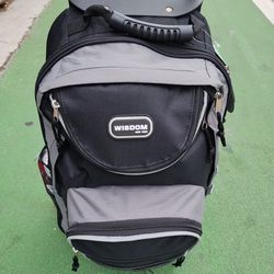 Backpack Black 20"/14"/10" 2 Wheels Canvas Material Waterproof Metal Hendel New With Tag