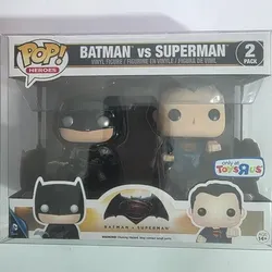Funko Pop Heroes Batman vs Superman 2-Pack Toys R Us Exclusive Dawn of Justice – New