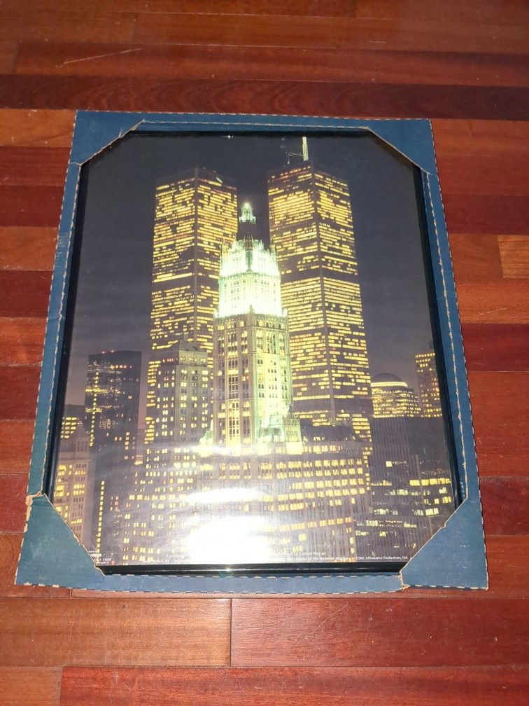 Twin Towers Framed Print