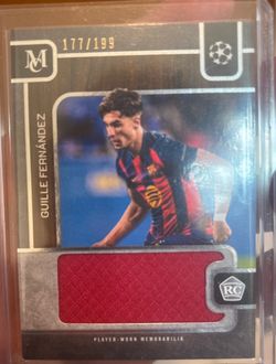 Guille Fernandez RC game worn patch