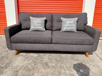 Dark Grey Couch (delivery available)