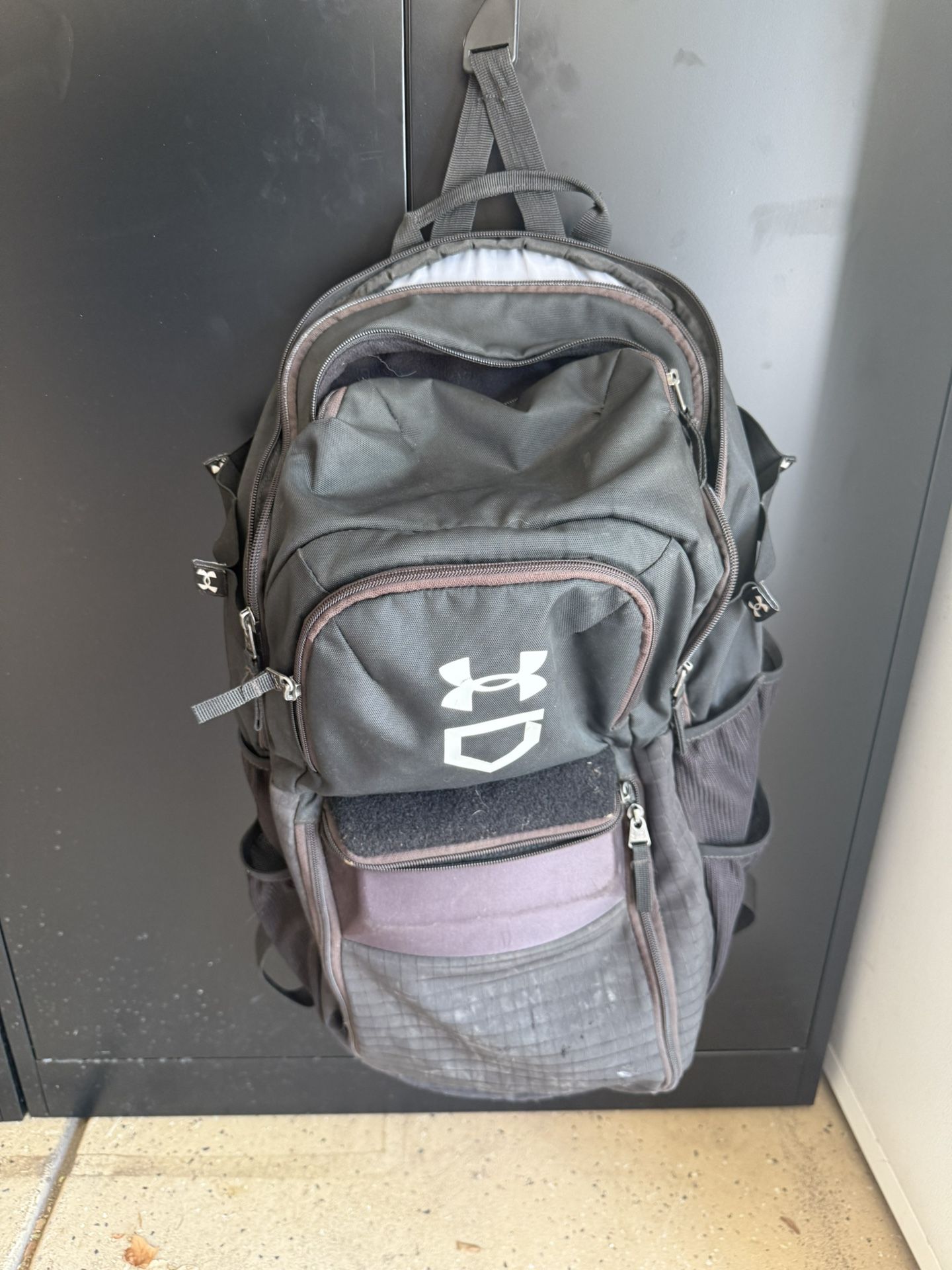 UA Black Baseball / Softball Backpack