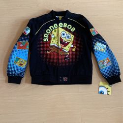 SpongeBob SquarePants Black Jean Jacket 