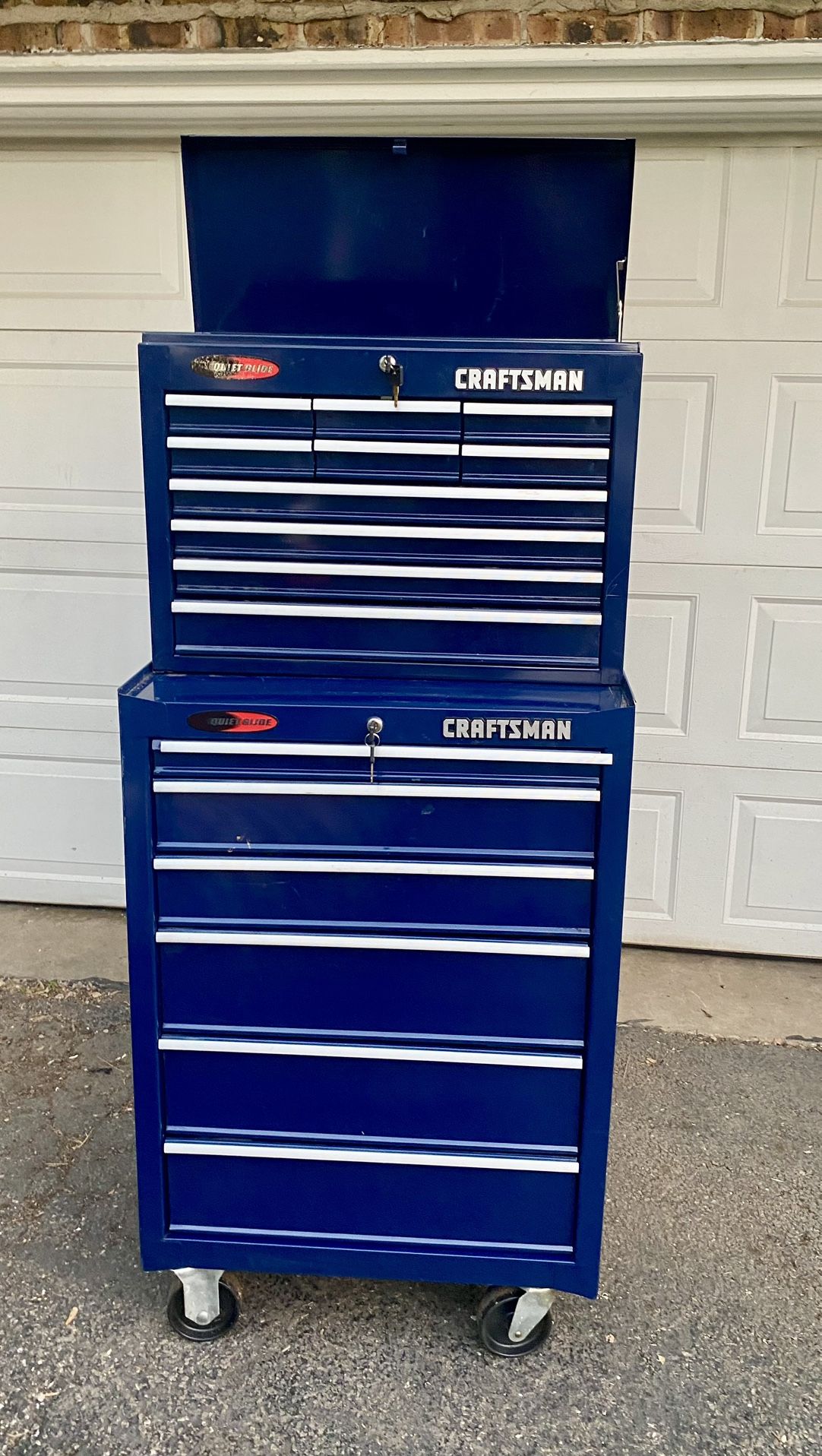 CRAFTSMAN Quiet Glide Tool Chest – Heavy-Duty Storage Cabinet – Blue