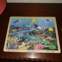 Melissa & Doug Wooden Jigsaw Puzzle 