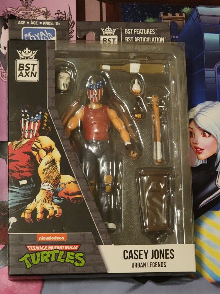 Teenage Mutant Ninja Turtles Casey Jones Urban Legends Action Figure 🌋🐕🌋