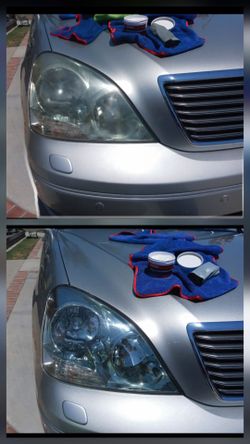 Upholstery Cleaning Headlights Restoration paint corrections Engine bay paint corrections