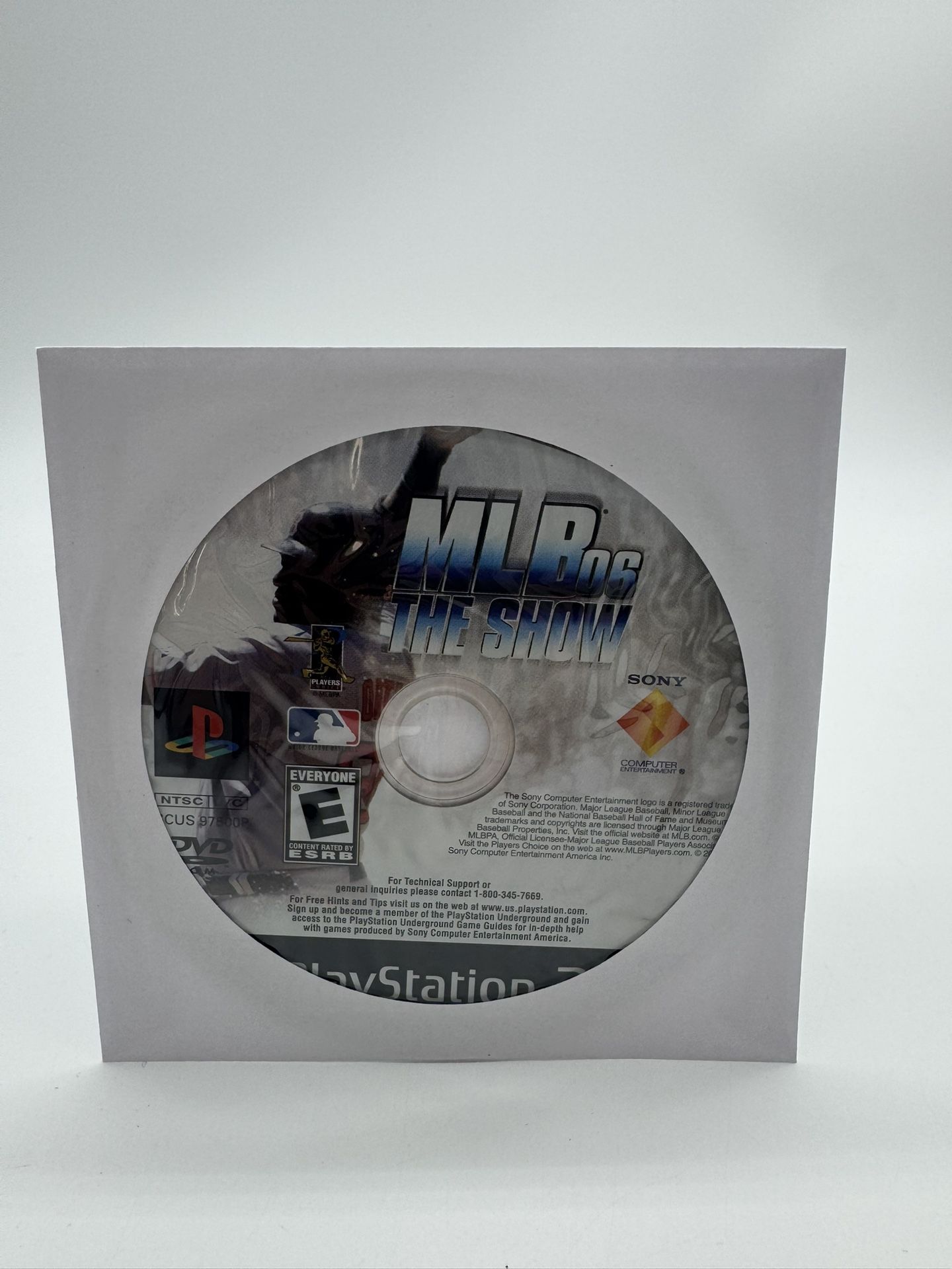 MLB 06: The Show (Sony PlayStation 2, 2006 PS2) Disc Only Tested