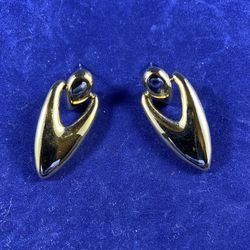 Vintage Gold Earrings 