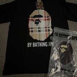 Bathing ape (BAPE) x burbbery collaboration