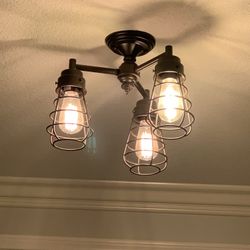 Small Industrial Light Fixture