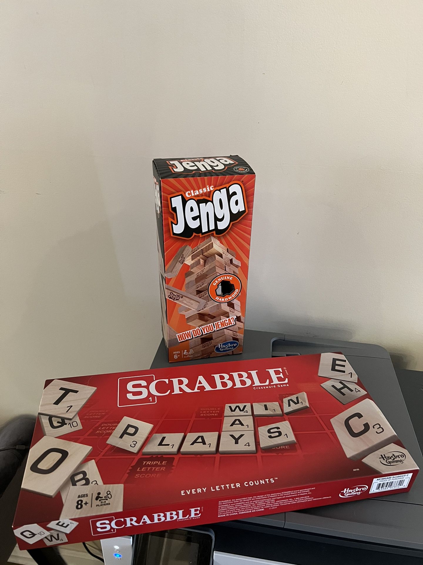 Classic Jenga And Scrabble  Bundle