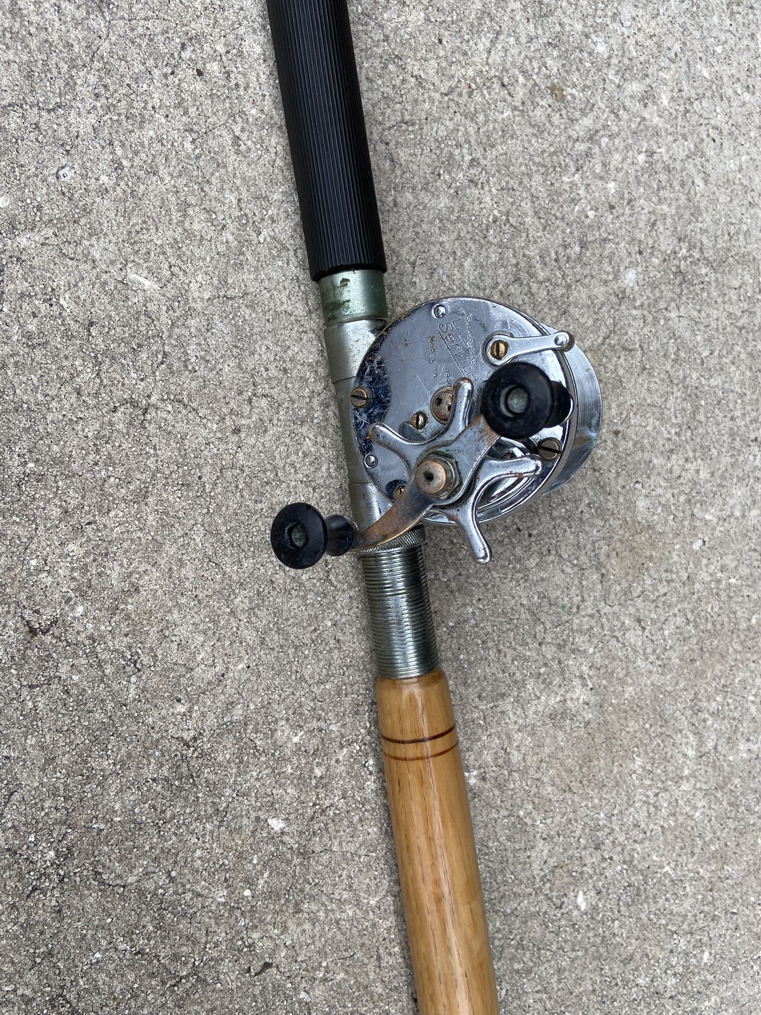 Shakespeare 1947 FA Reel and Deep Sea Pole