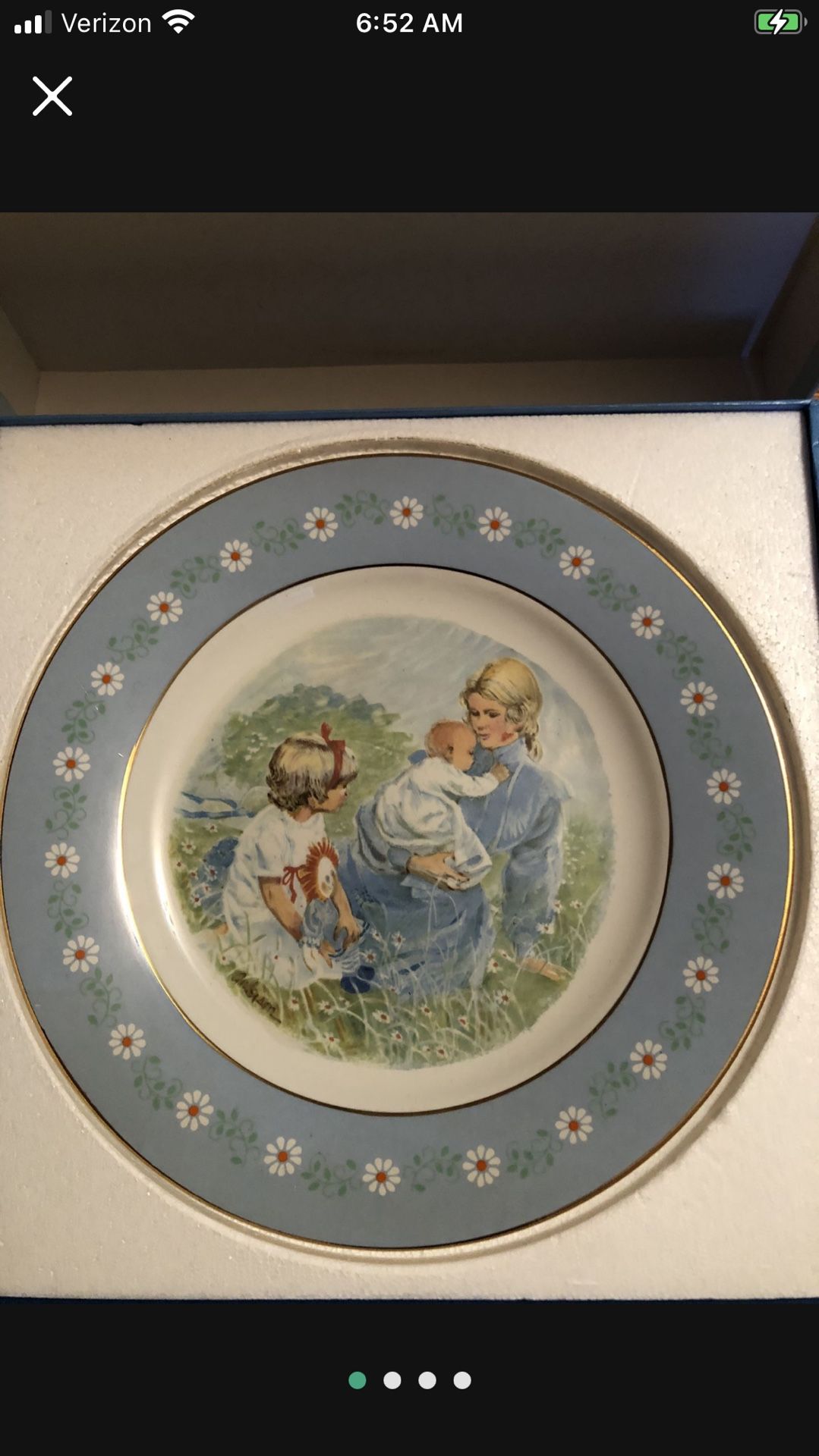 Vintage Avon Tenderness Plate - Nice!