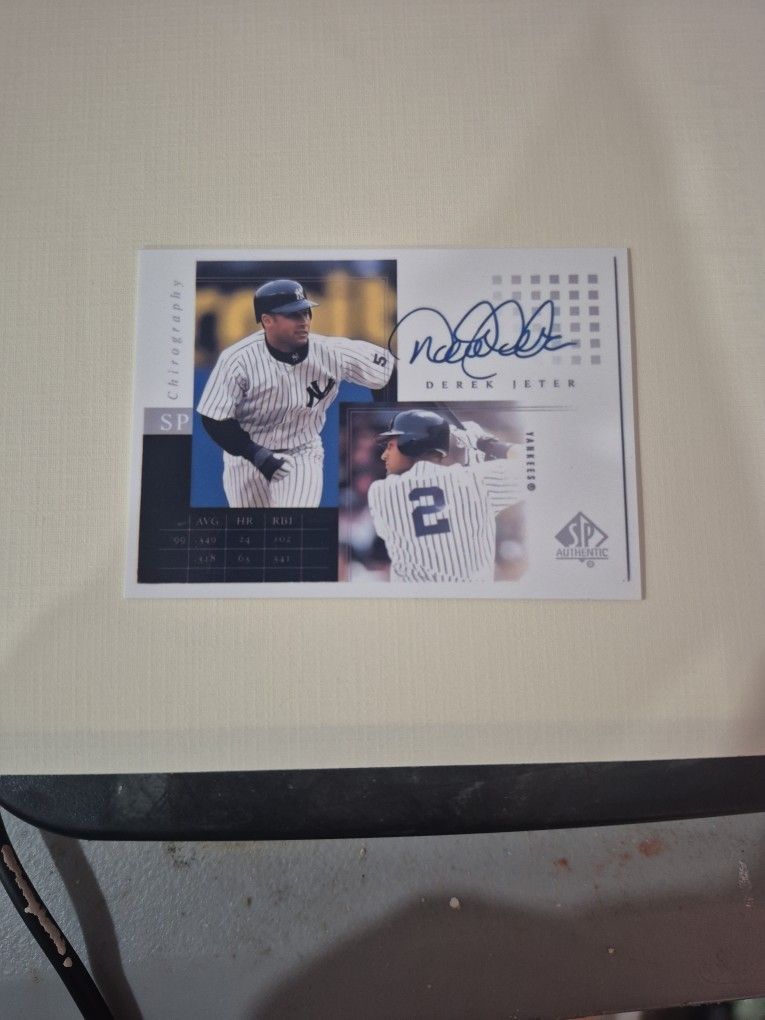 Derek Jeter SP Chirography