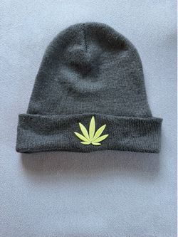 Weed emblem beanie
