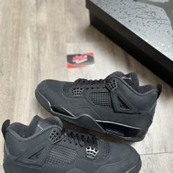 2025 Jordan 4 Retro "Black Cat" Size 12M