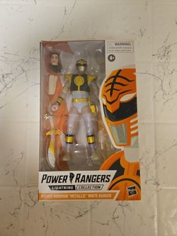 Power Rangers Lightning Collection Mighty Morphin Metallic White Ranger