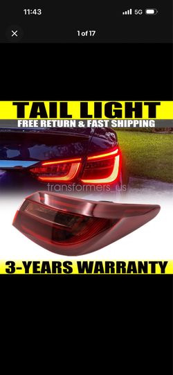 2018 2021 Infiniti q50 tail light