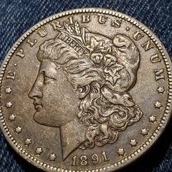 CDB26SX360 THOUGH DATE MORGAN 1891-0 LIGHTLY CIRCULATED