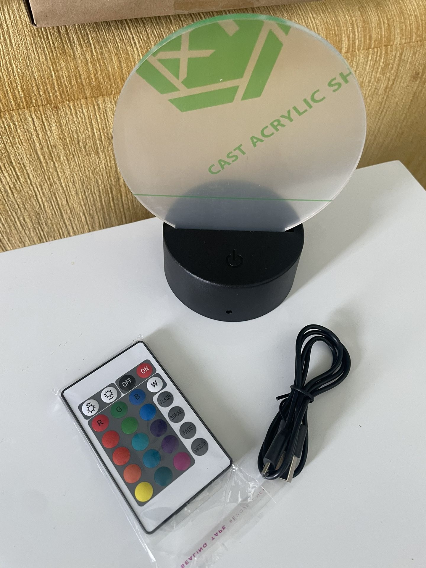 LED Acrylic Lights & Bases