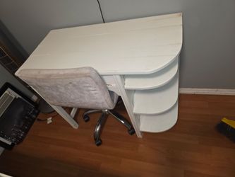 Desk and chair