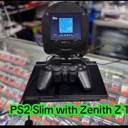 Ps2slim With Tv