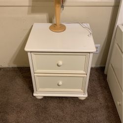 Small Nigthstand And Bed