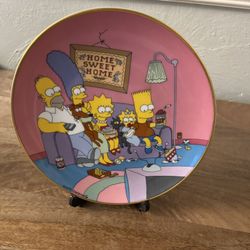 The Simpson Collector Plate With Stand