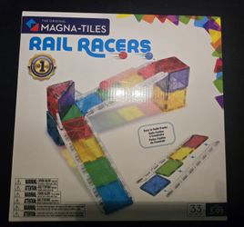 Magna-Tiles Rail Racers 33 pc Magnetic Building Set
Picasso- Connetix - Blocks - Building - Builder