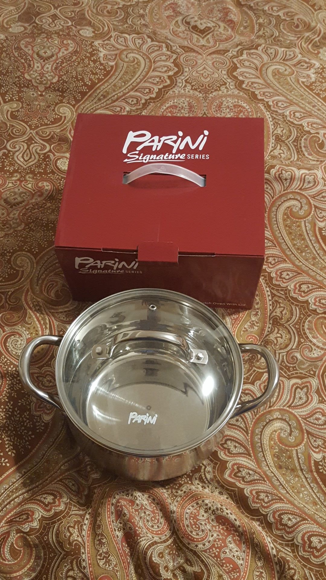 PARINI 4 QUART DUTCH OVEN WITH LID