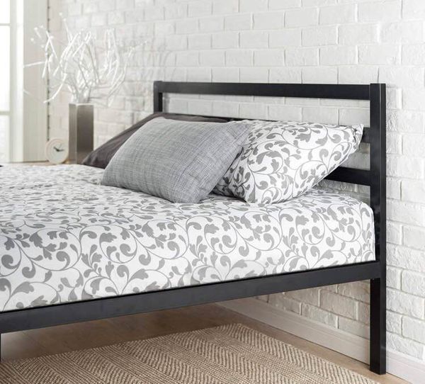 SALE!!! Brand new and in factory box queen $85 /$90 king size platform bed frame with headboard