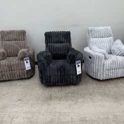 Parker Recliners In 3 Colors