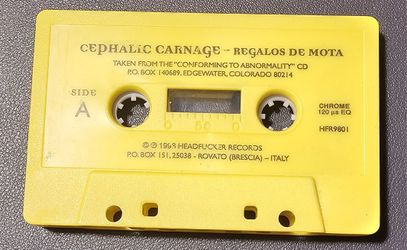CEPHALIC CARNAGE / ADNAUSEUM Single Split Cassette