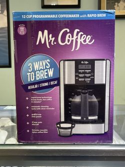 Mr. Coffee 12 Cup Programmable Coffeemaker with Rapid Brew