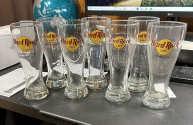 Hard Rock Cafe Pilsner Glasses