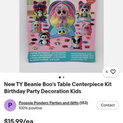 Ty Beanie Boois Table Centerpiecekit