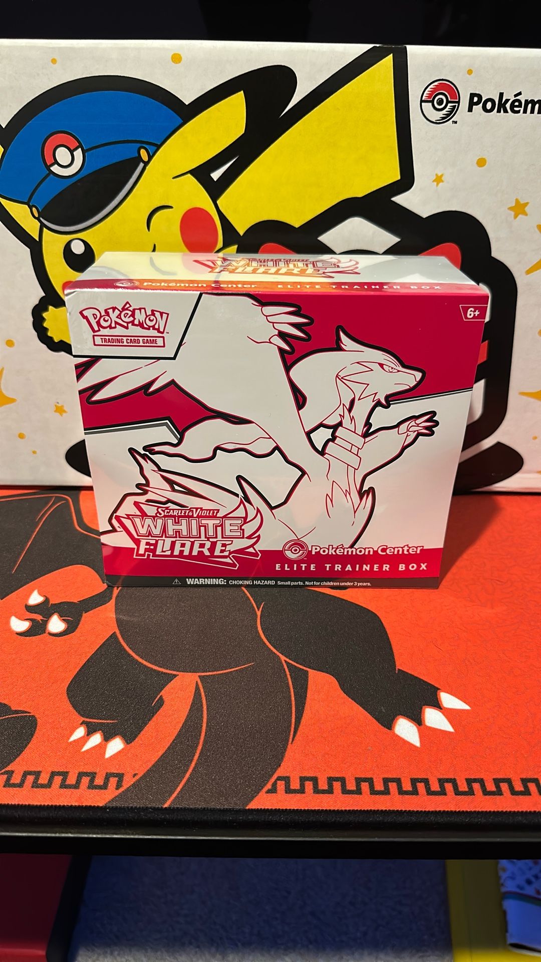 White Flare Pokemon Center Etb