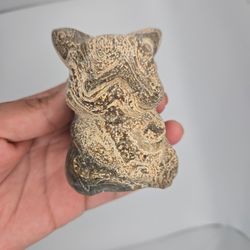 Pikachu Crystal carving ( picture jasper)