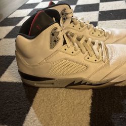 jordan 5 white cement