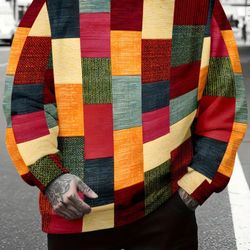 Men's Patterned Hoodie Size Medium Brand New In Bag 