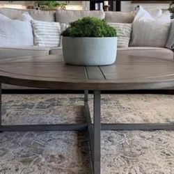 Axel Round Coffee Table – Modern Rustic Style from Down East